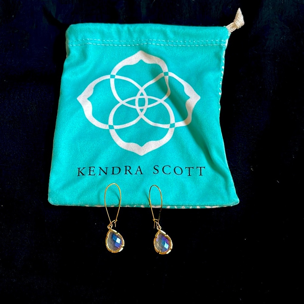 Kendra Scott Gold Iridescent Earrings